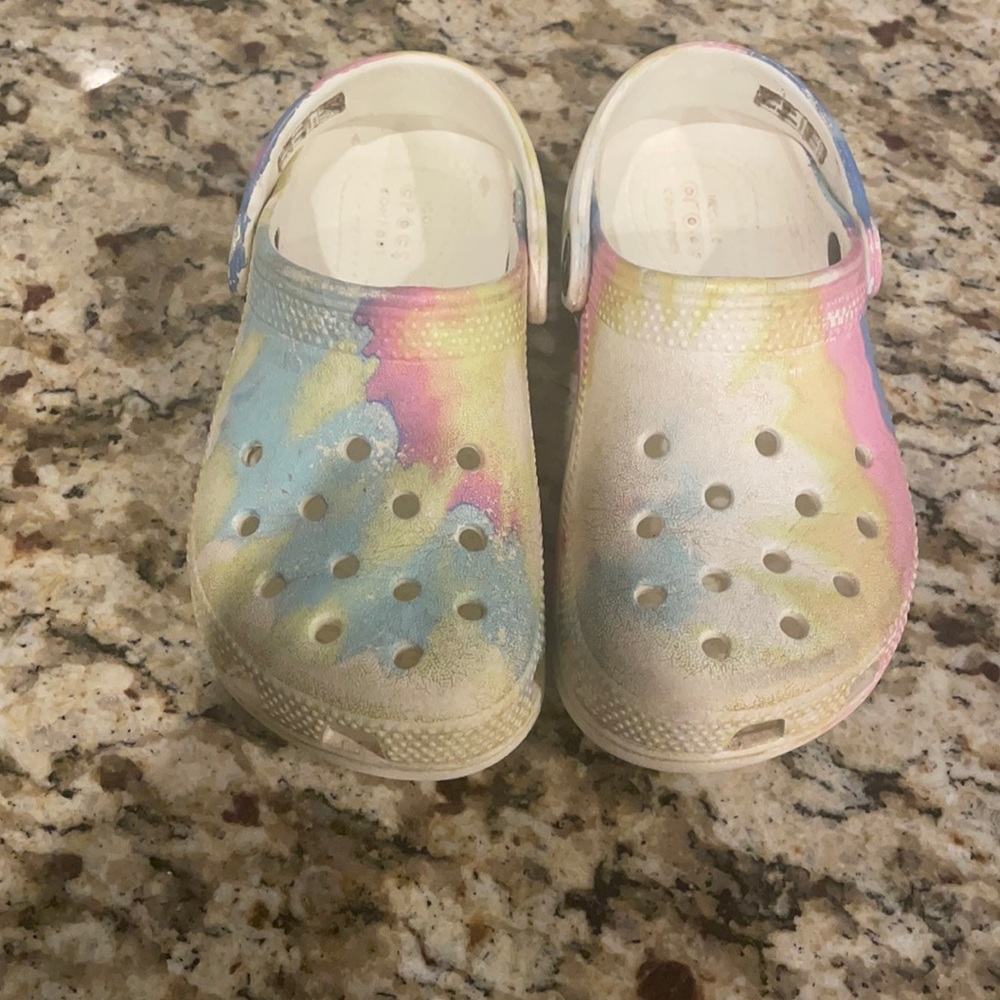 Little Kids Crocs C10 Tie Dye